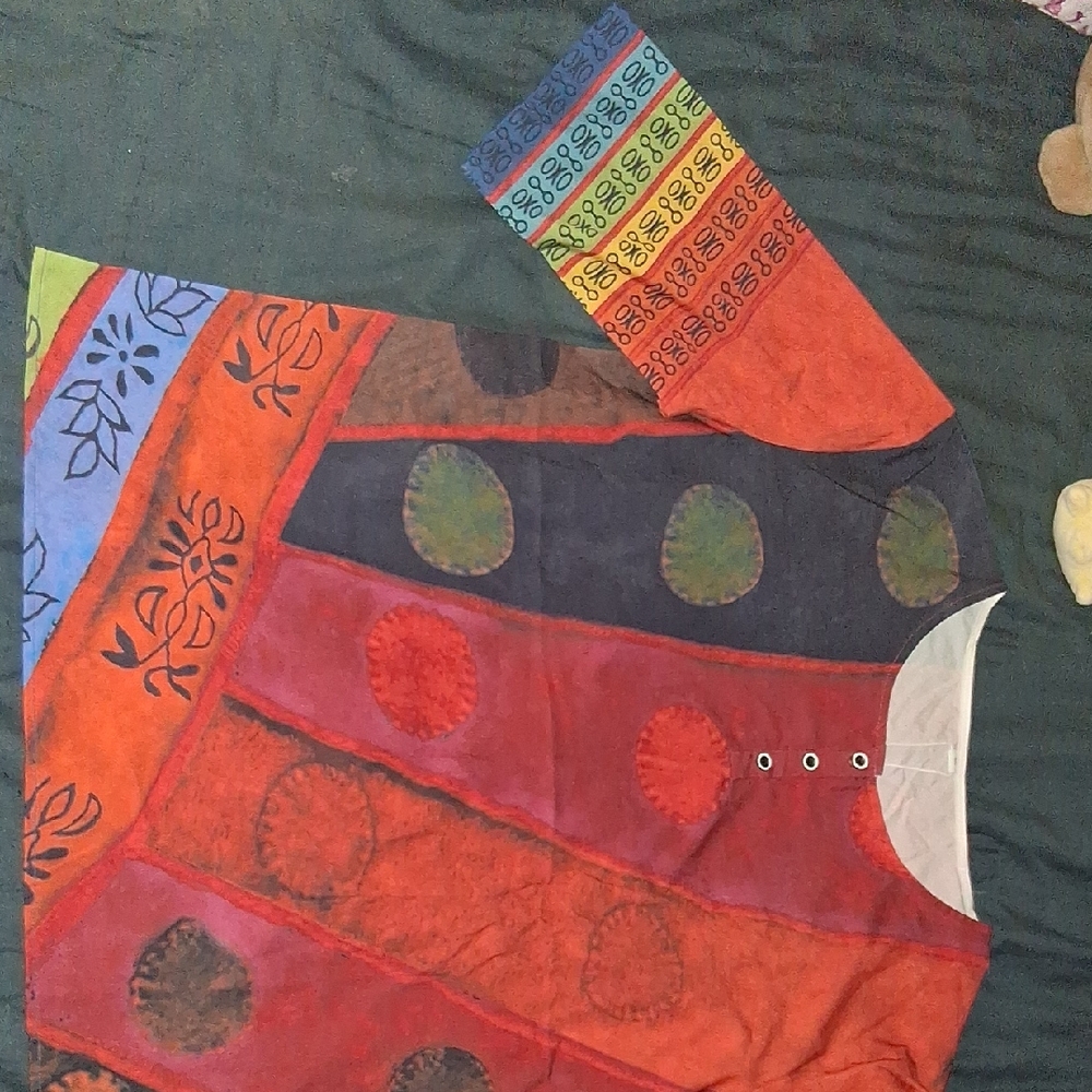 Multicolor Artistic Men's Dress Shirt